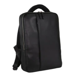 Pierre Cardin Pebbled Leather Laptop Backpack PC3297 Black *DC