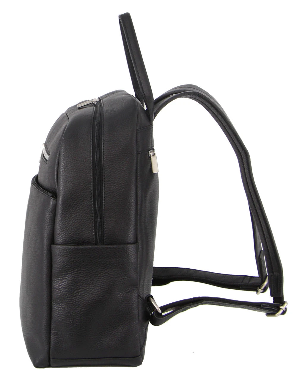 Pierre Cardin Leather Business Laptop Backpack PC3341 Black - Image 2