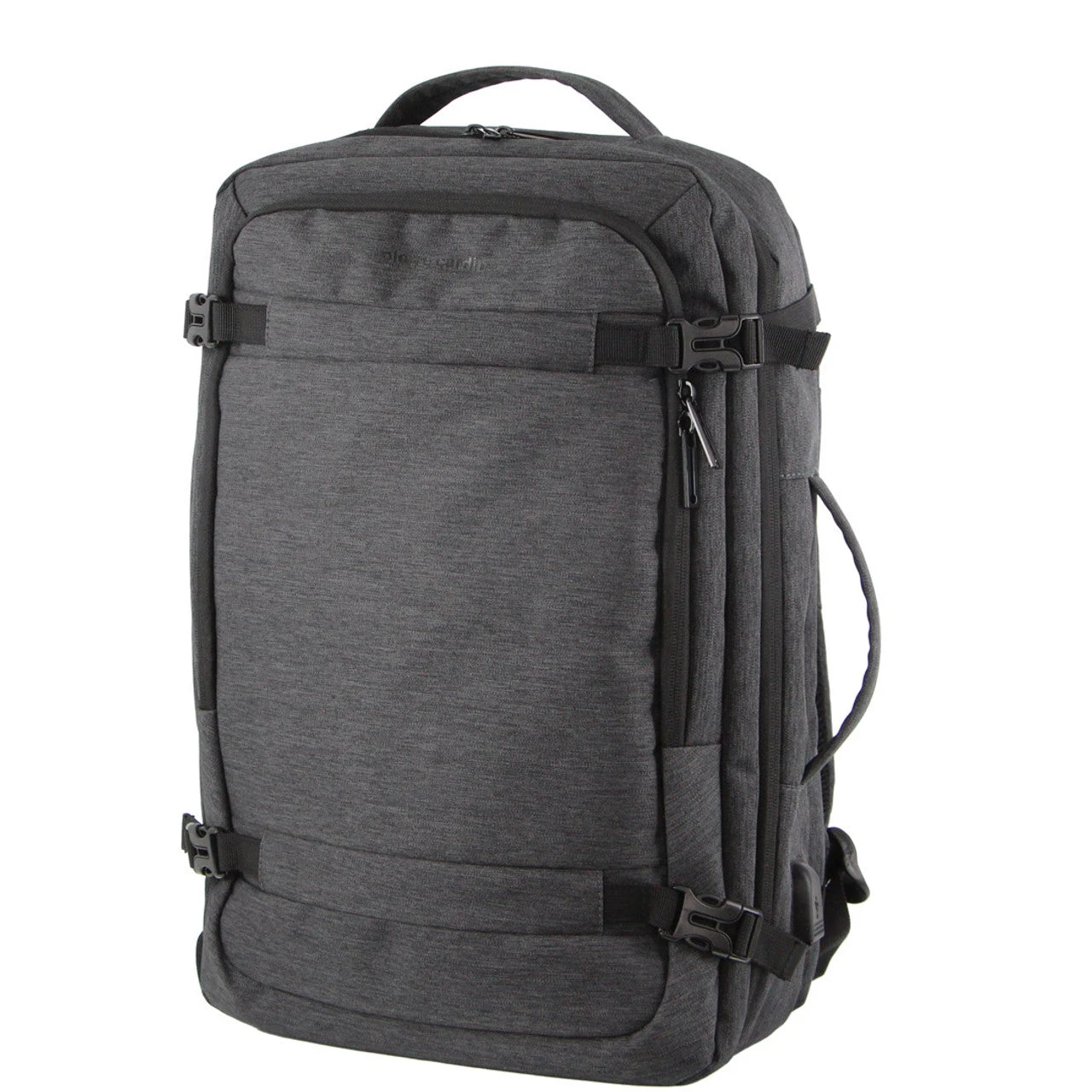 Pierre Cardin - PC3626 Travel Laptop Backpack W USB Port - Grey