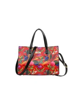Serenade - Wildflower SN24-0821 Leather Handbag - Red