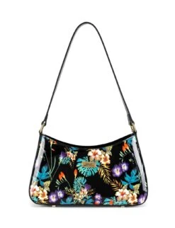 Serenade - SN3-0821 Tahiti Patent - Black Floral