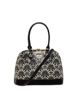 Serenade - Art Deco SN37-6801 Dome Leather Handbag