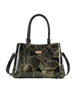 Serenade - SN68-0378 Yasmin Grip Handle Leather Bag