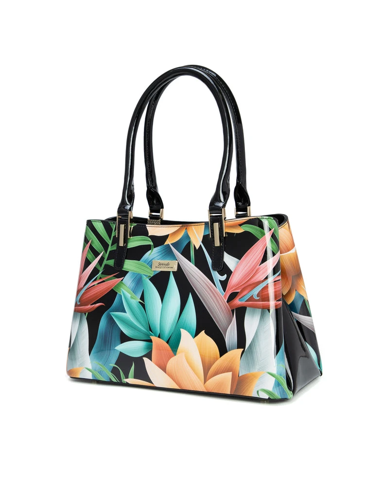 Serenade - SN72-0378 Betsy Grip Handle Leather Bag - Image 3