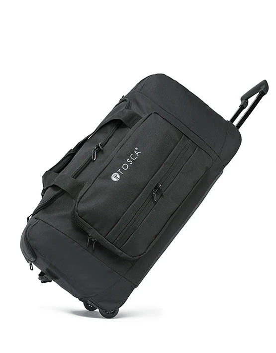 Tosca - TCA795 Deluxe 75cm Wheeled Duffle - Black