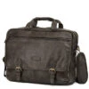 Tosca - VG003 Vegan Leather Briefcase - Black