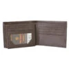 Champs - Double Flap No Tab RFID Protected Leather Wallet CH014 - Brown