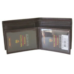 Champs - RFID Protected Leather Wallet With Removable Insert CH018 - Brown