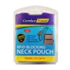 Comfort Travel - RFID Blocking Neck Pouch - Grey