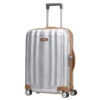 Samsonite - Lite Cube Deluxe 55cm Small 4 Wheel Hard Suitcase - Aluminium