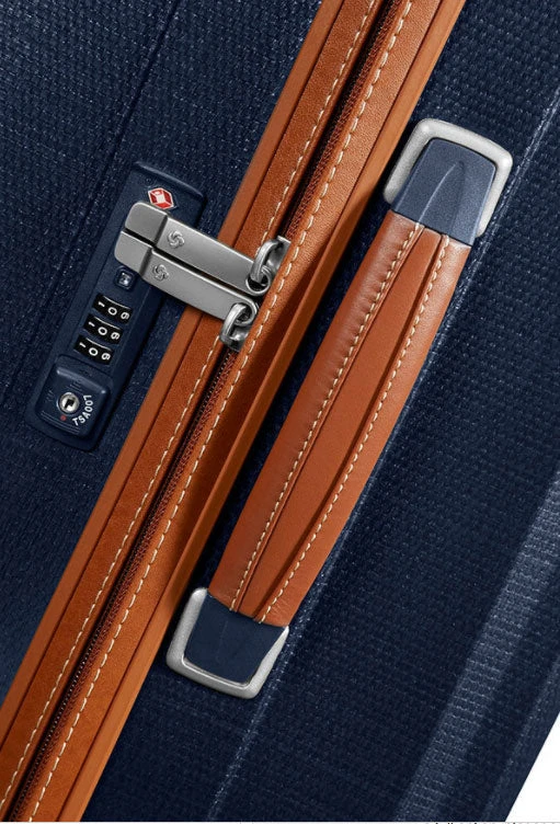 Samsonite - Lite Cube Deluxe 76cm Large 4 Wheel Hard Suitcase - Midnight Blue - Image 5