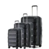 Tosca - COMET SET Of 3 Suitcases - Black