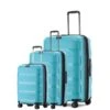 Tosca - COMET SET Of 3 Suitcases - Teal